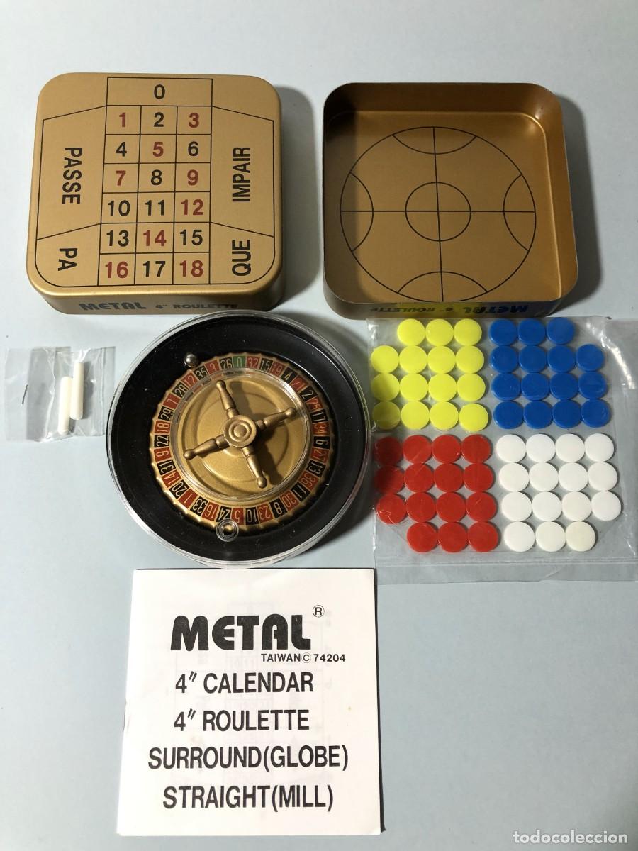 Juegos de mesa: MINI RULETA DE METAL - Foto 4