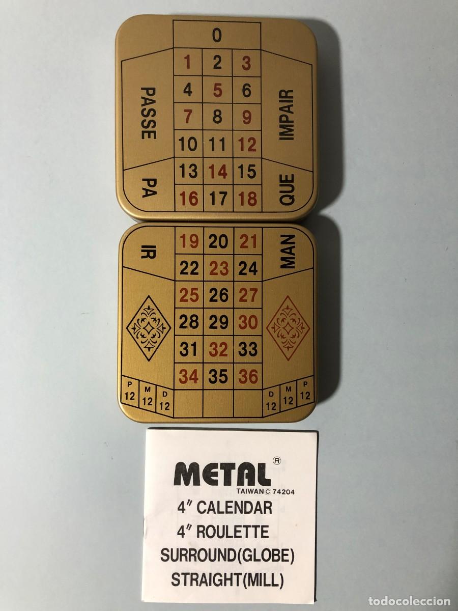Juegos de mesa: MINI RULETA DE METAL - Foto 6