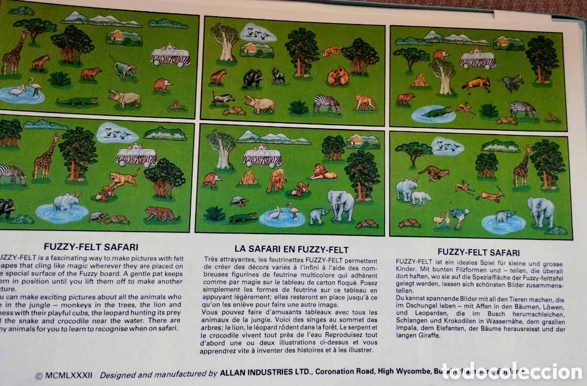 Juegos de mesa: FUZZY-FELT SAFARI - Foto 7