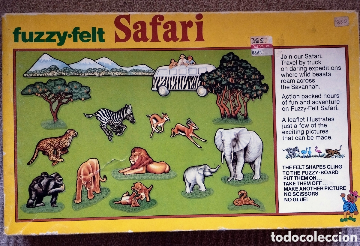 Juegos de mesa: FUZZY-FELT SAFARI - Foto 1