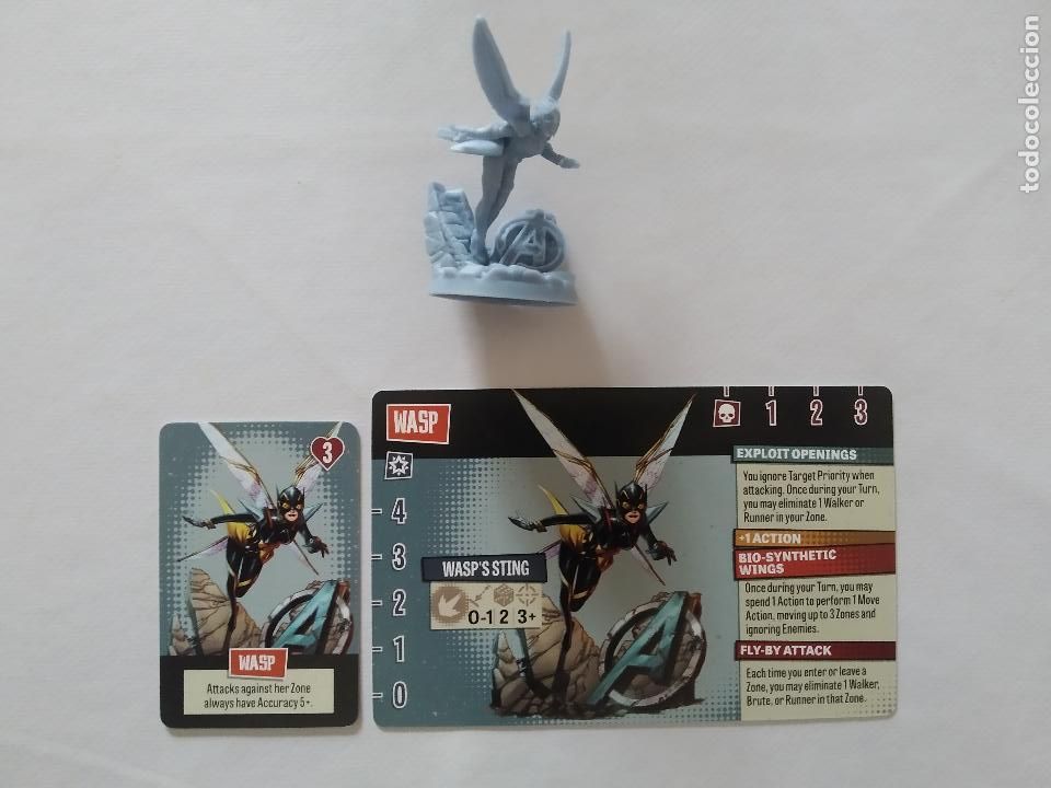 Juegos de mesa: MARVEL ZOMBIES - WASP - SUPER HEROE - KICKSTARTER - ZOMBICIDE (171-172) - Foto 1