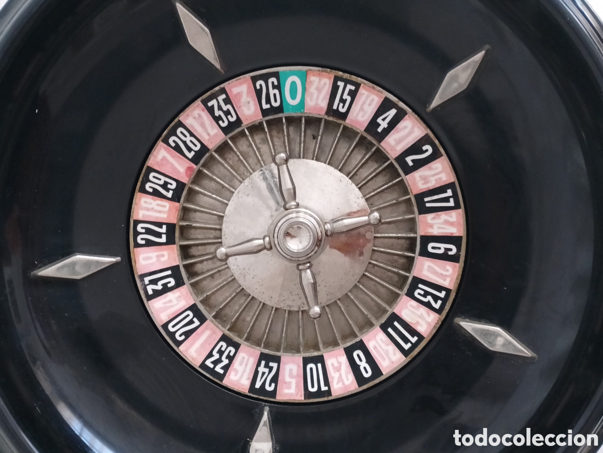 Juegos de mesa: Antigua Ruleta y Dados. - Foto 5