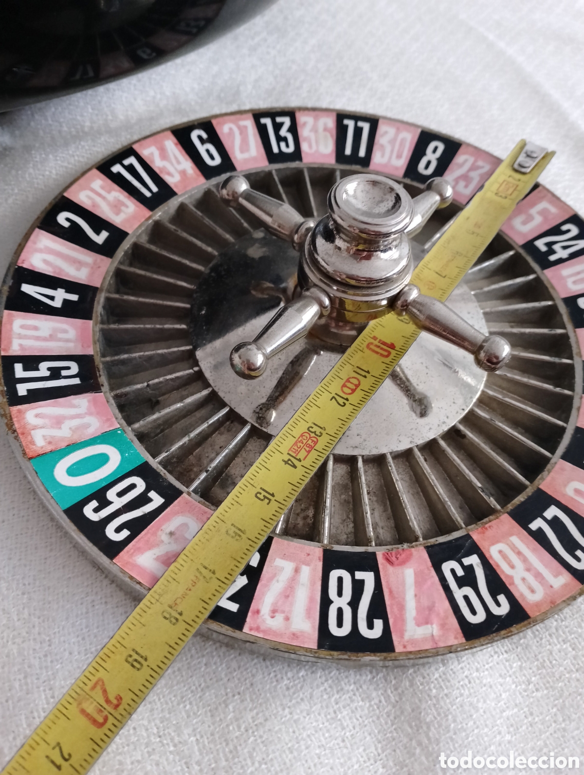 Juegos de mesa: Antigua Ruleta y Dados. - Foto 6
