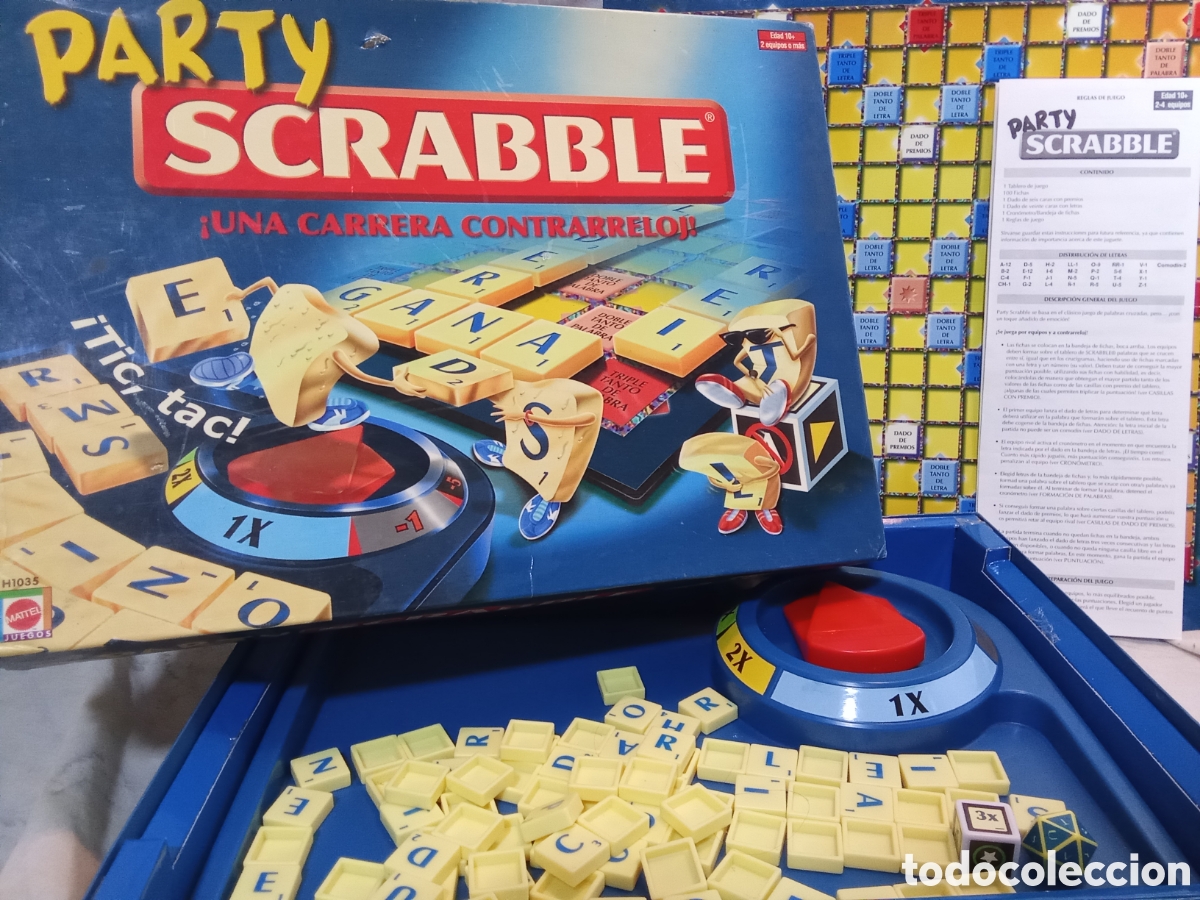 Juegos de mesa: PARTY SCRABBLE DE MATTEL - Foto 1