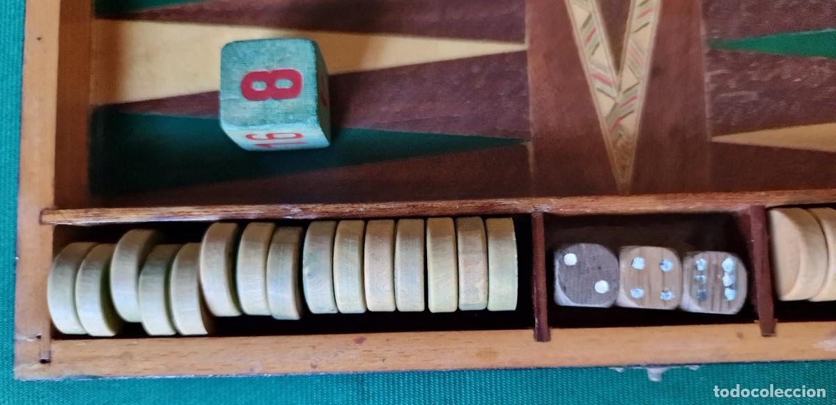 Juegos de mesa: AMG-2388 Juego Backgammon Taracea - Foto 2