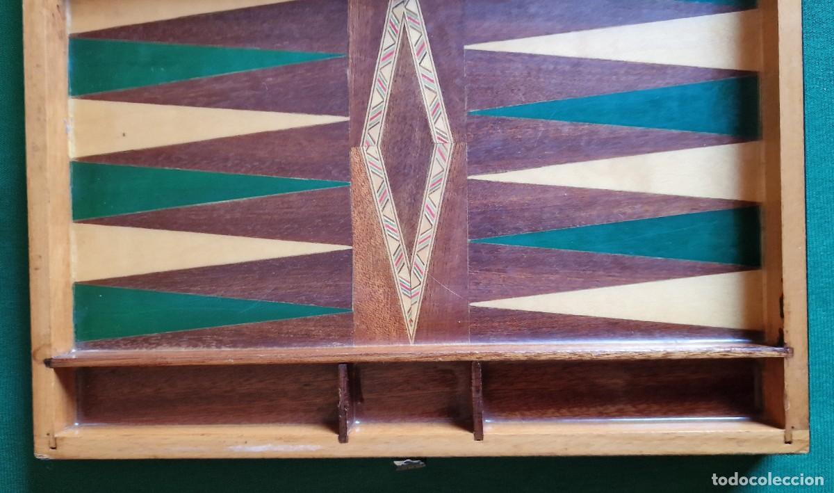 Juegos de mesa: AMG-2388 Juego Backgammon Taracea - Foto 4