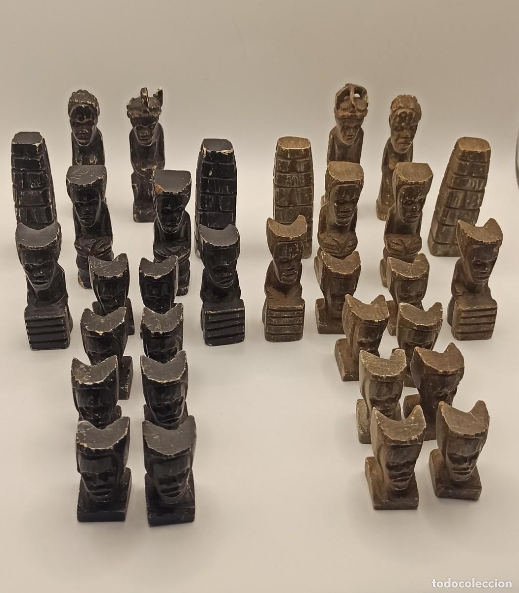 Juegos de mesa: Piezas Ajedrez Piedra Tallada - Foto 1
