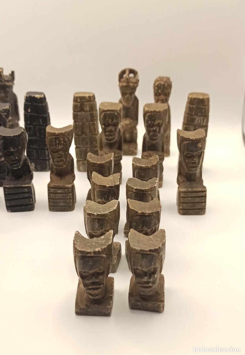 Juegos de mesa: Piezas Ajedrez Piedra Tallada - Foto 2