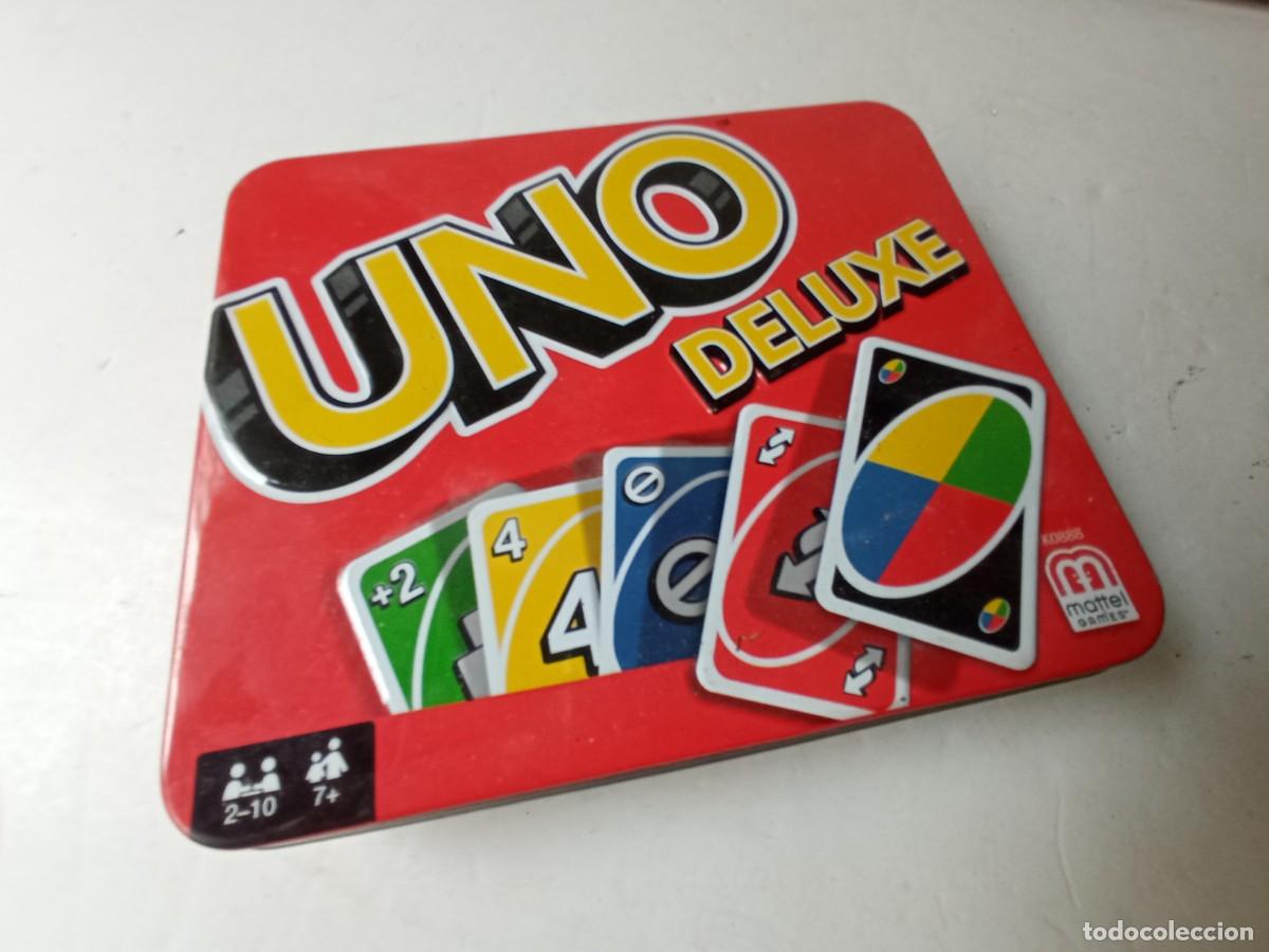 Juegos de mesa: lata JUEGO DE CARTAS &rdquo;UNO&rdquo; USADO COMPLETO - Foto 4