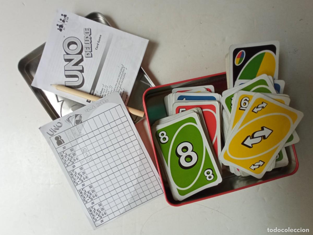 Juegos de mesa: lata JUEGO DE CARTAS &rdquo;UNO&rdquo; USADO COMPLETO - Foto 5
