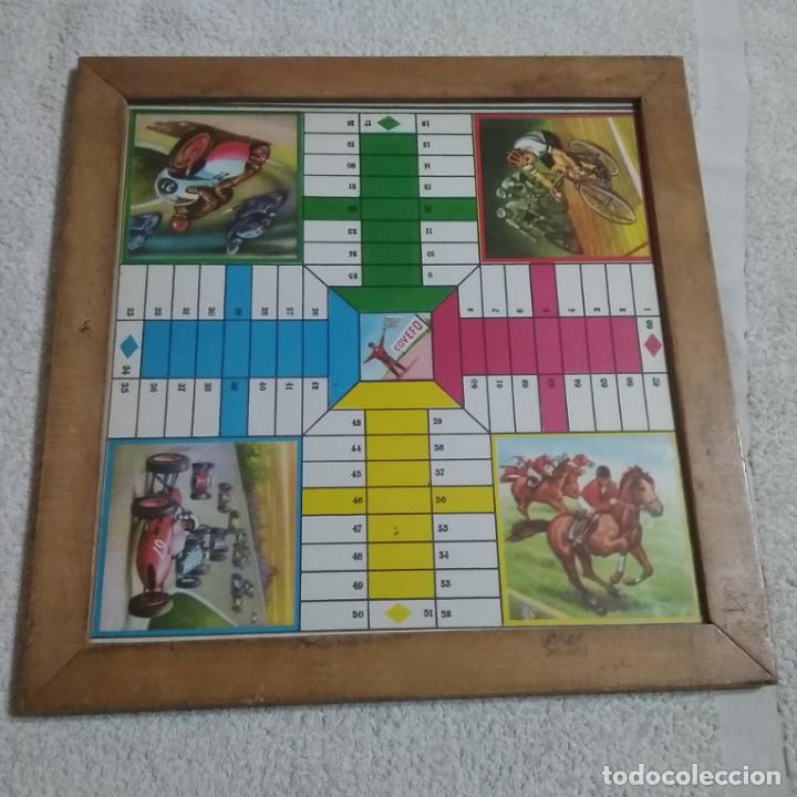 Juegos de mesa: ANTIGUO TABLERO LA OCA Y PARCHIS - MARCA COVEFO - Foto 5