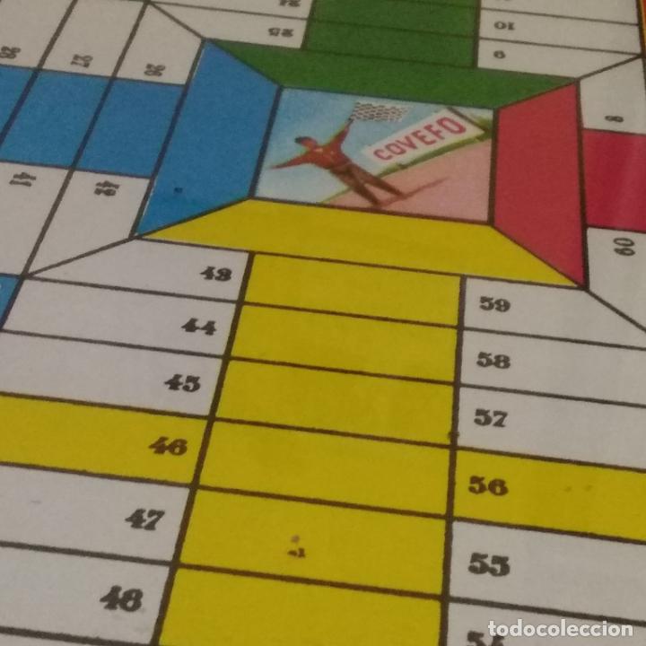 Juegos de mesa: ANTIGUO TABLERO LA OCA Y PARCHIS - MARCA COVEFO - Foto 7