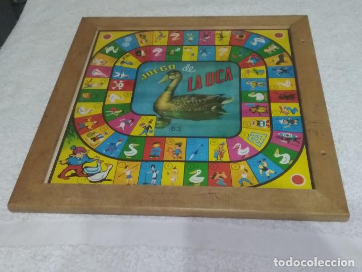 antiguo juego de la oca - parchis con marco y c - Compra venta en  todocoleccion