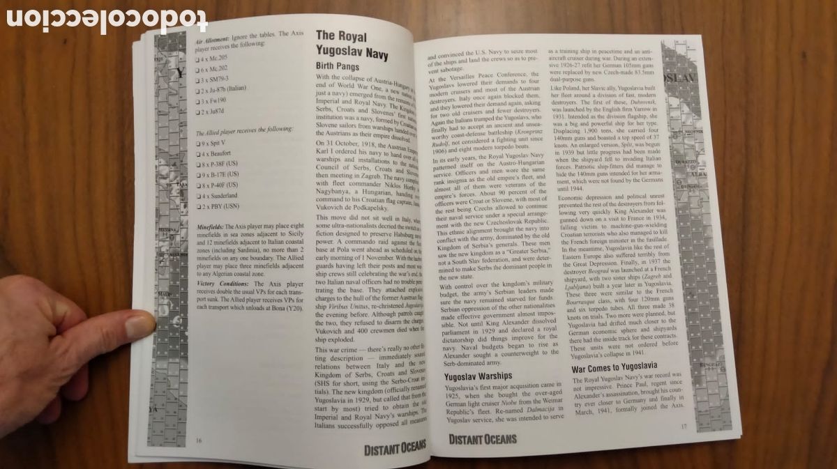 Juegos de mesa: DISTANT OCEANS. -Scenario book- Second World War at Sea / Avalanche Press, 2003 - Foto 4