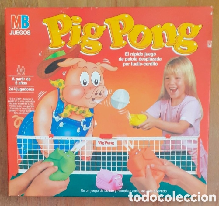 Jogos de mesa: antiguo juego de mesa PIG PONG de MB en IMPECABLE ESTADO: COMPLETAMENTE NUEVO SIN ESTRENAR