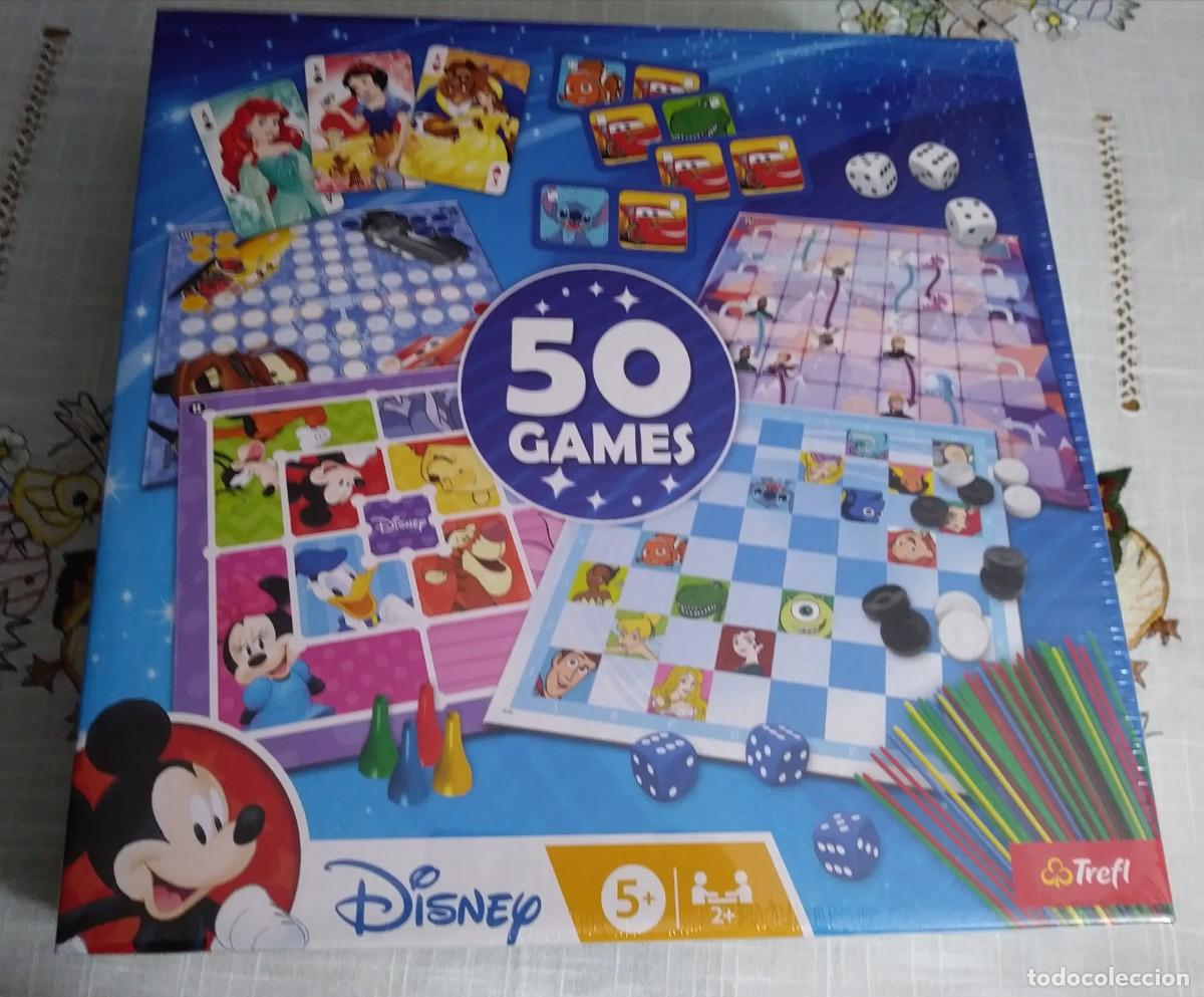 Juegos de mesa: JUEGO DE MESA DISNEY - 50 GAMES - NUEVO - Foto 1