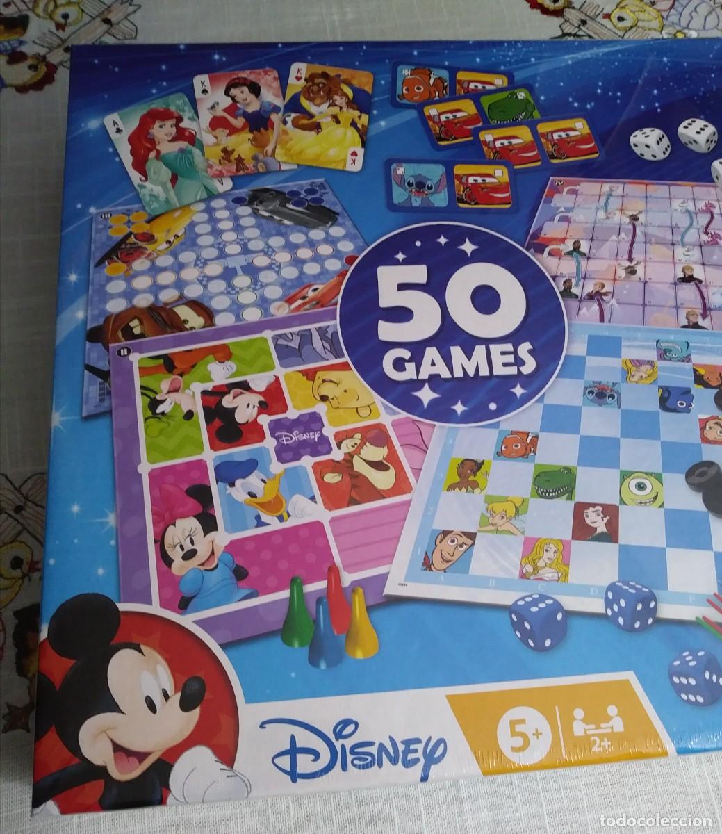 Juegos de mesa: JUEGO DE MESA DISNEY - 50 GAMES - NUEVO - Foto 2