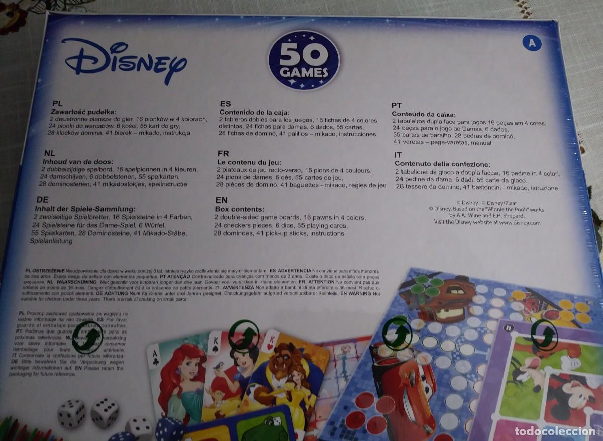Juegos de mesa: JUEGO DE MESA DISNEY - 50 GAMES - NUEVO - Foto 5