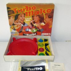 Juegos de mesa: TURBO MAKO - ANTIGUO JUEGO CON TURBO PEONZAS - NUEVO Y EN SU CAJA ORIGINAL - AÑO 1983