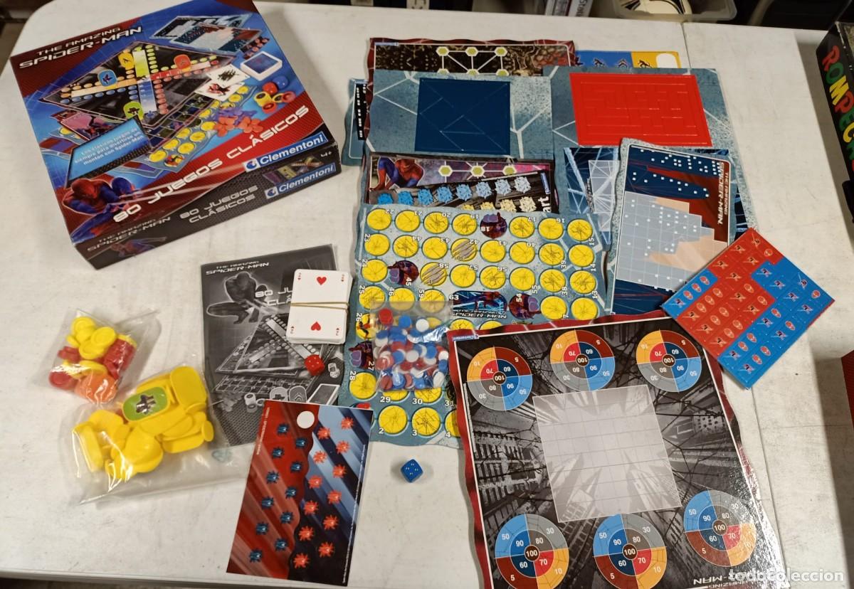 Juegos de mesa: 80 Juegos Cl&aacute;sicos Edici&oacute;n Spiderman - Foto 6