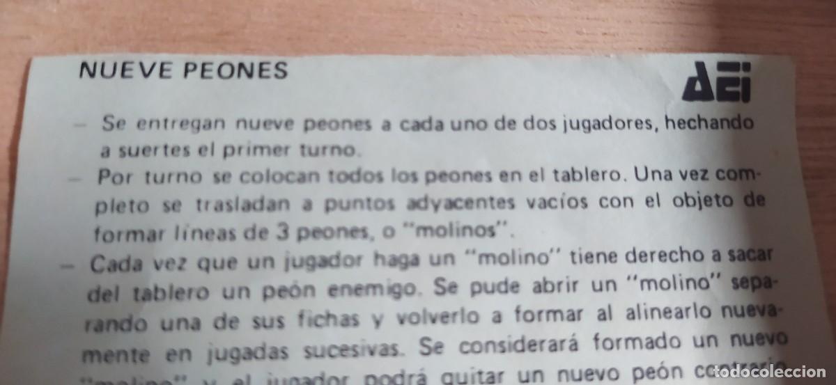Juegos de mesa: NUEVE PEONES JUEGO DE MADERA - Foto 3