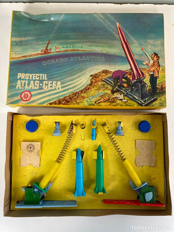 Juegos de mesa: PROYECTIL ATLAS-CEFA, JUEGO DE COHETE CORREO - SIN USAR - Foto 2