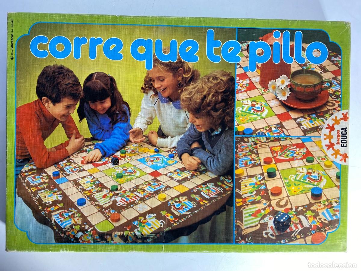 Juegos de mesa: ANTIGUO JUEGO EDUCA &rdquo;CORRE QUE TE PILLO&rdquo; COMPLETO - Foto 1