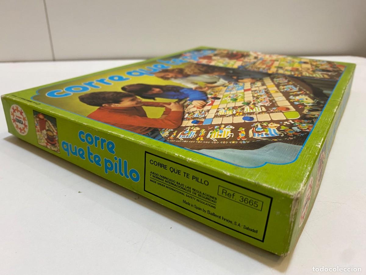 Juegos de mesa: ANTIGUO JUEGO EDUCA &rdquo;CORRE QUE TE PILLO&rdquo; COMPLETO - Foto 4