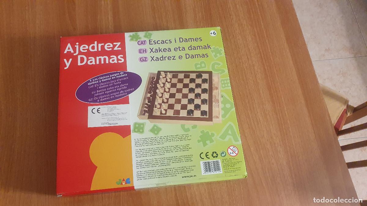 Juegos de mesa: JUEGO DE AJEDREZ Y DAMAS. - Foto 3
