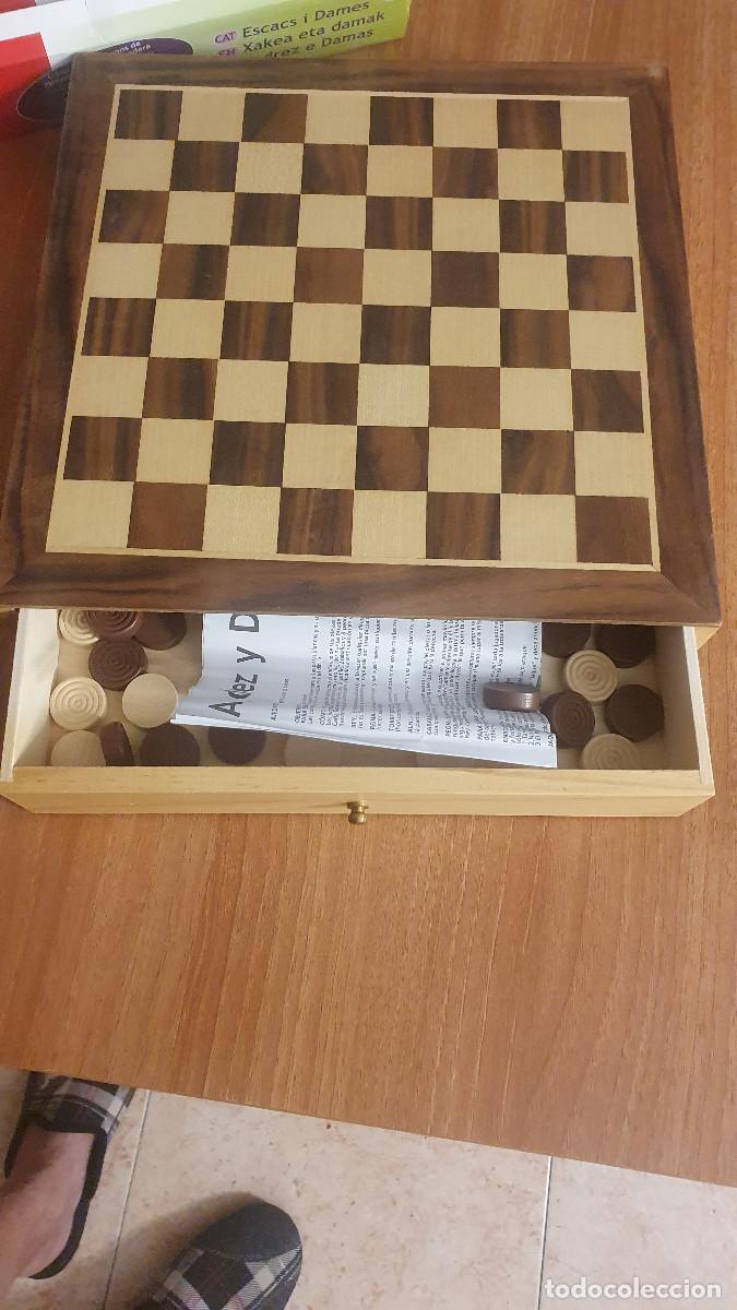 Juegos de mesa: JUEGO DE AJEDREZ Y DAMAS. - Foto 5