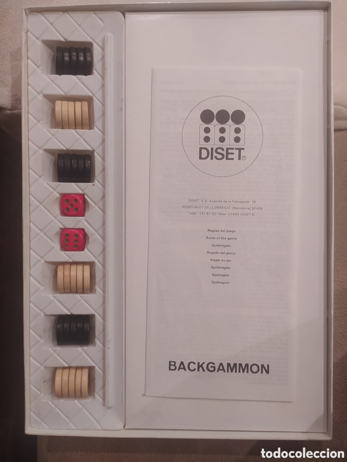 Juegos de mesa: Backgammon Diset - Foto 2