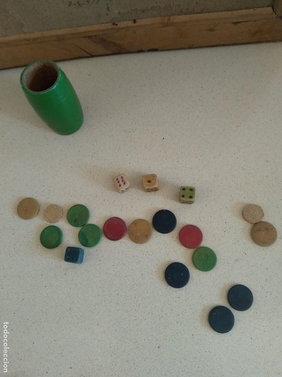 Juegos de mesa: Tablero parch&iacute;s antiguo - Foto 6