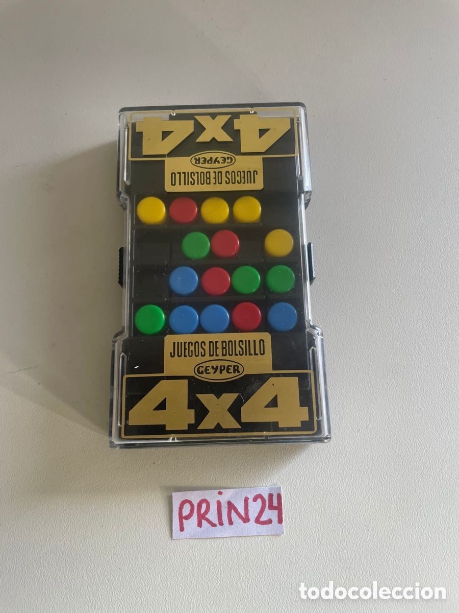 Juegos de mesa: GEYPER - JUEGOS DE BOLSILLO - 4x4 - 80s. - Foto 1