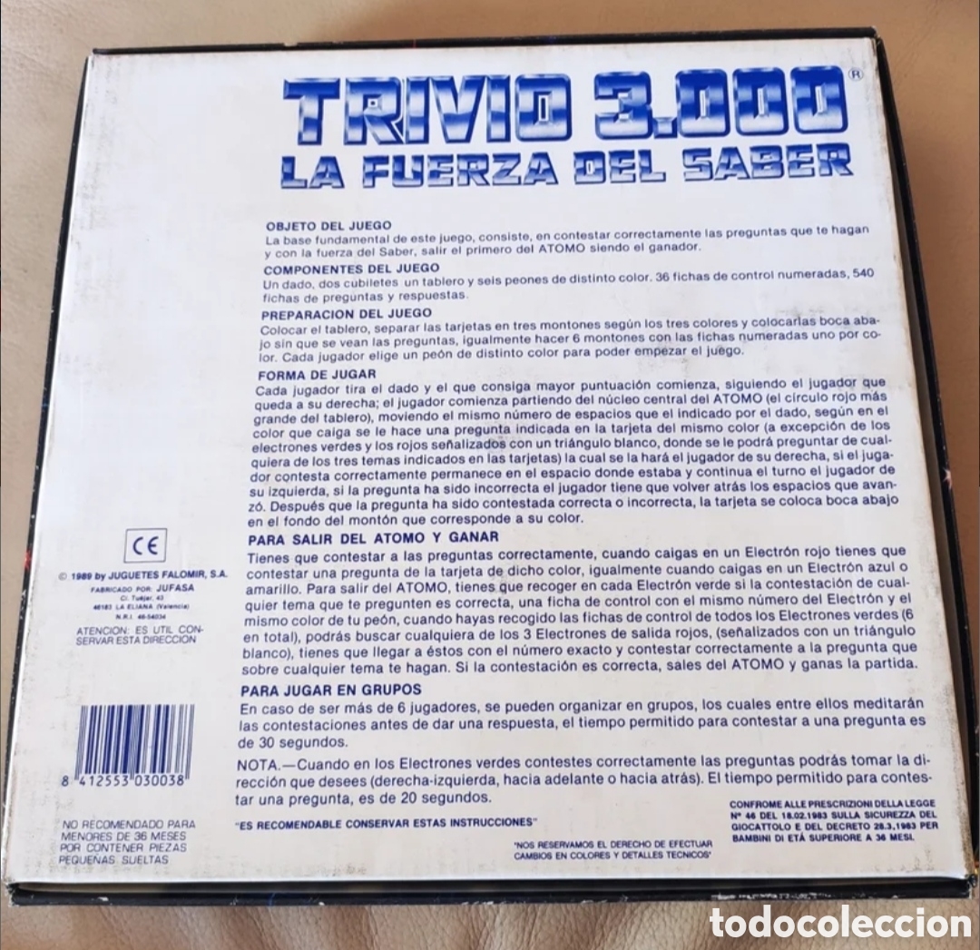 Juegos de mesa: Juego TRIVIO 3000. Vintage - Foto 3