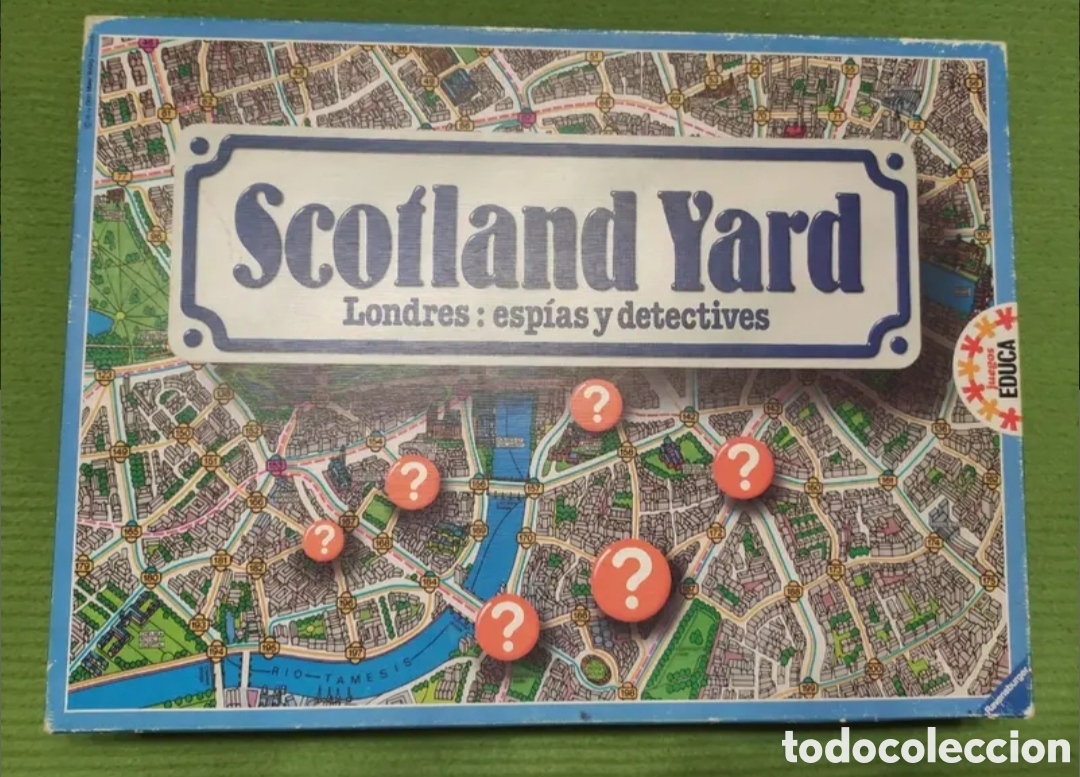 Juegos de mesa: Juego Scotland Yard. Vintage - Foto 1