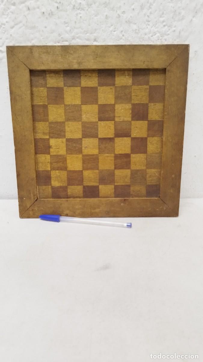 Juegos de mesa: Antiguo Tablero de Ajedrez,en madera - Foto 2