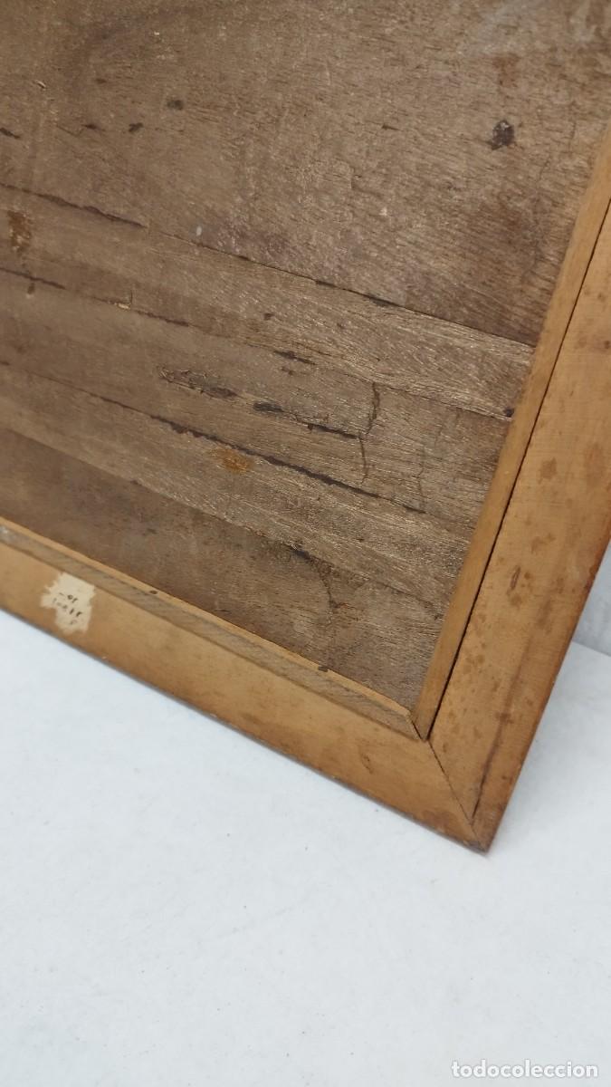Juegos de mesa: Antiguo Tablero de Ajedrez,en madera - Foto 13