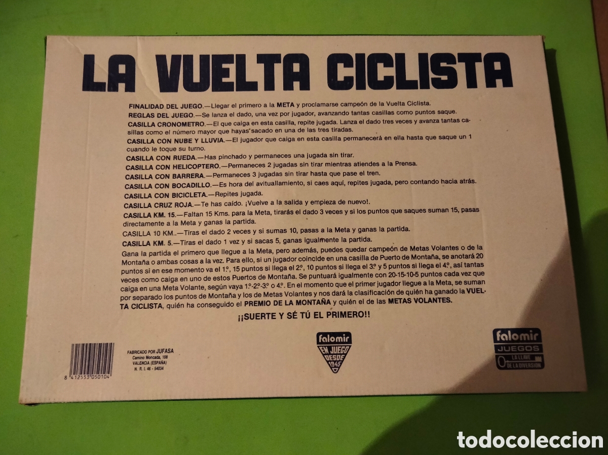 Juegos de mesa: Juego La Vuelta Ciclista Falomir completo - Foto 5