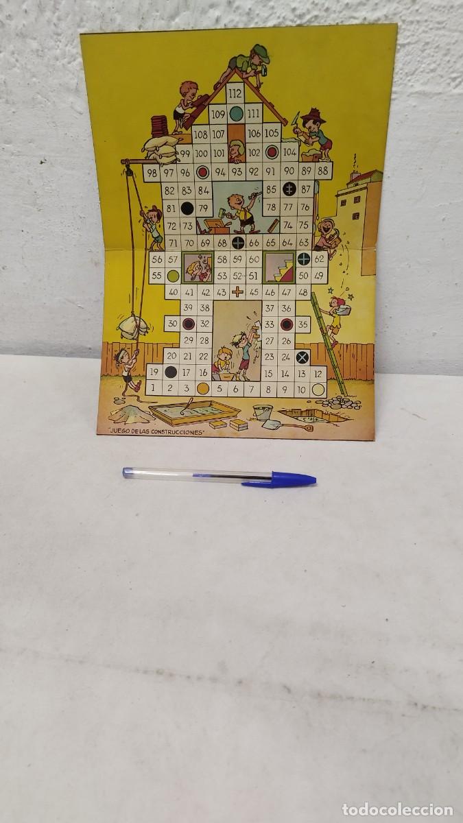 Juegos de mesa: Antiguo tablero del juego las construcciones - Foto 1