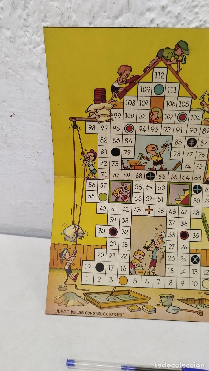 Juegos de mesa: Antiguo tablero del juego las construcciones - Foto 2