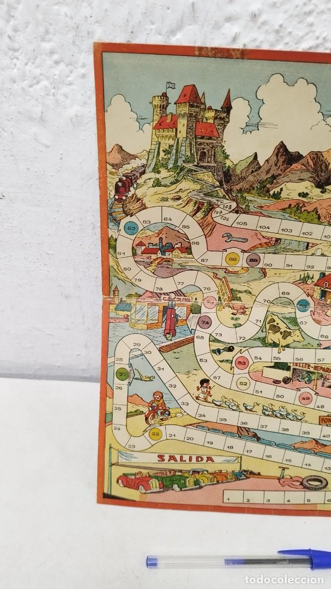 Juegos de mesa: Antiguo tablero de juego de mesa,la Oca - Foto 2