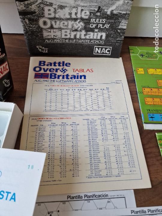 Juegos de mesa: BATTLE OVER BRITAIN NAC COMPLETO SIN DESTROQUELAR - Foto 7