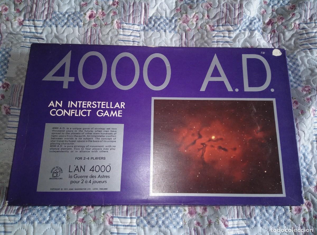 Juegos de mesa: 4000 A.D. Waddingtons 1970 en Ingl&eacute;s y Franc&eacute;s - Foto 1