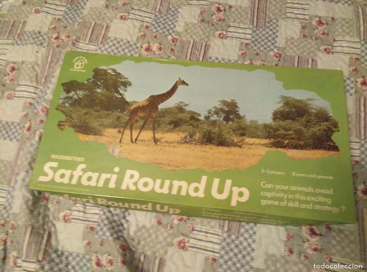 Juegos de mesa: Safari Round Up Waddingtons 1970 vintage retro - Foto 1