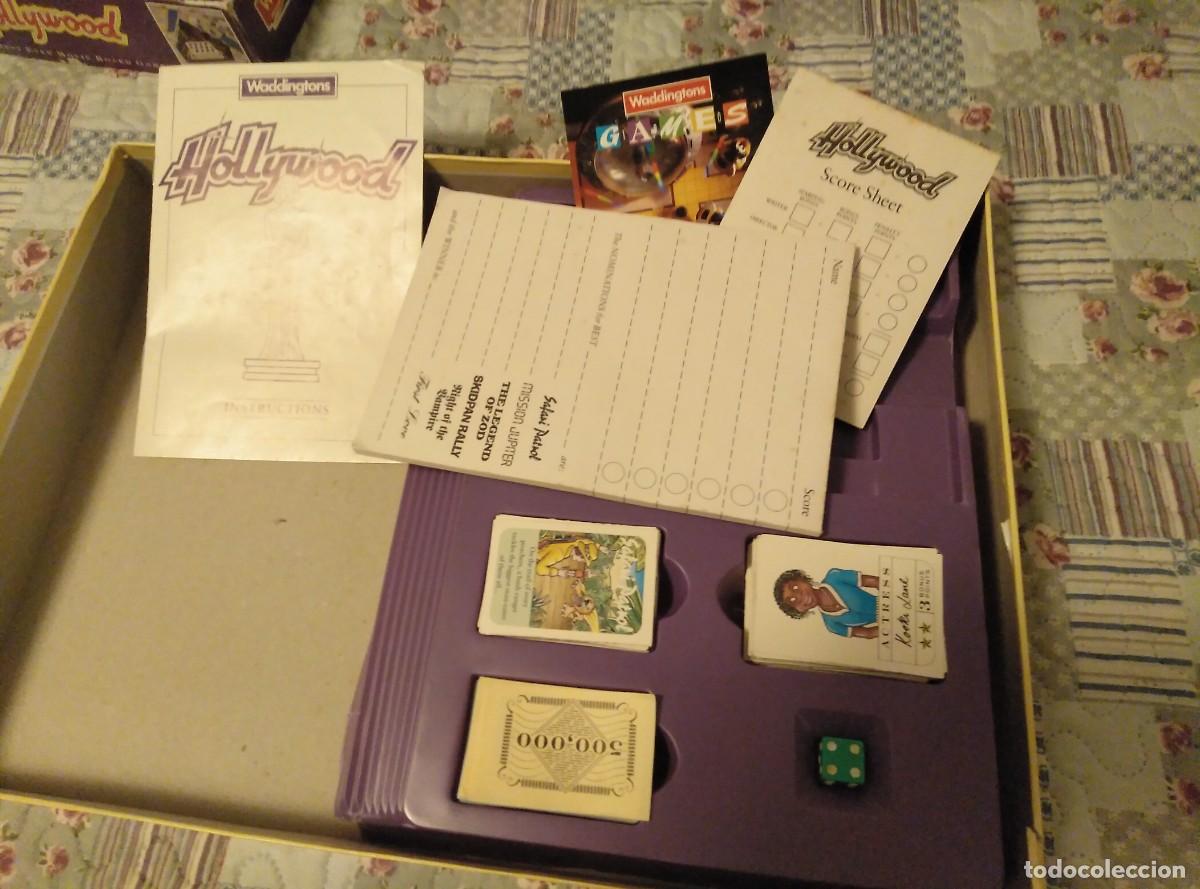 Juegos de mesa: Hollywood 1990 Waddingtons games vintage retro - Foto 6