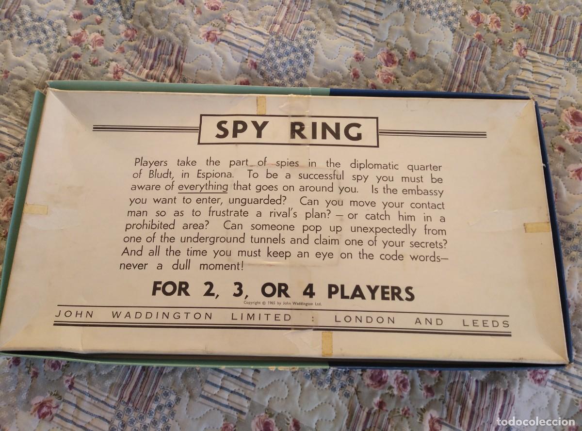 Juegos de mesa: Spy Ring Waddingtons 1965 retro vintage completo - Foto 4