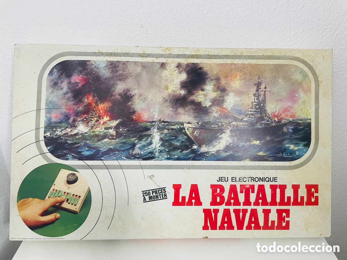 Juegos de mesa: Batalla Naval juego electr&oacute;nico 1970 - Foto 2