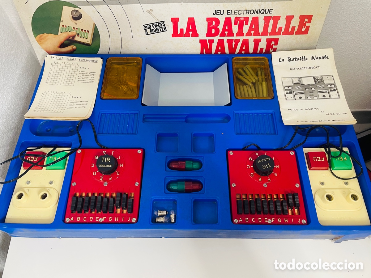 Juegos de mesa: Batalla Naval juego electr&oacute;nico 1970 - Foto 6
