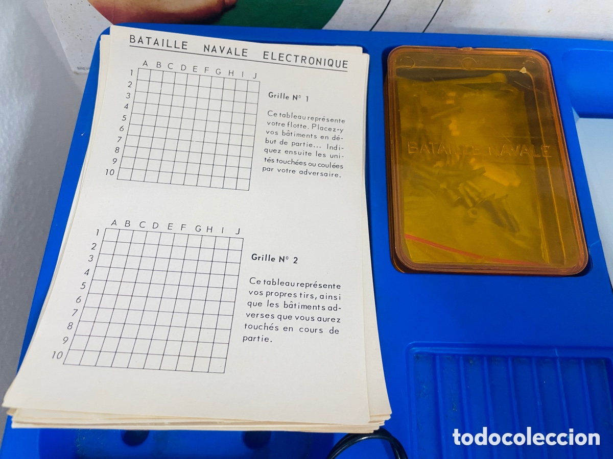 Juegos de mesa: Batalla Naval juego electr&oacute;nico 1970 - Foto 11