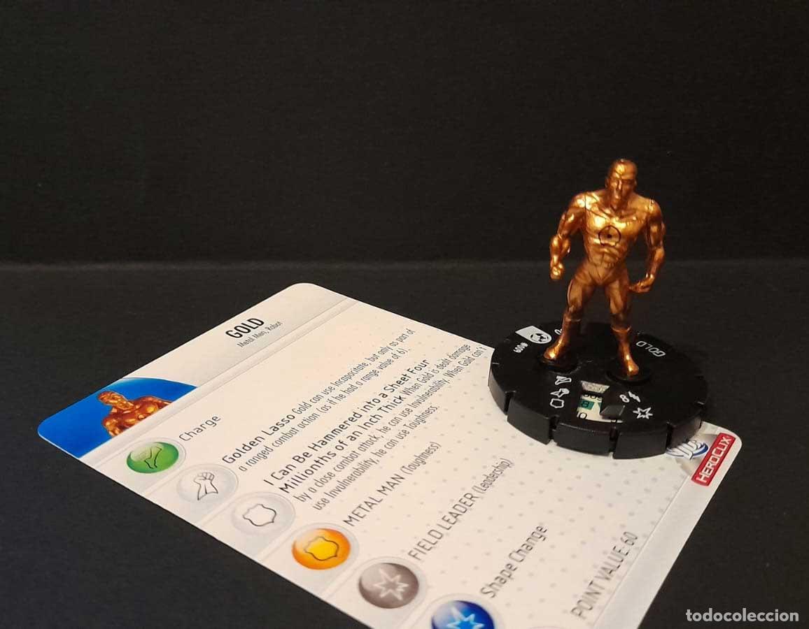 Juegos de mesa: Heroclix DC - Gold (de los Metal Men) - Foto 1